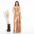 VESTIDO COM BABADO SEREIA PETRA FINA